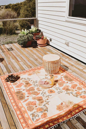The Native Flower Picnic Rug